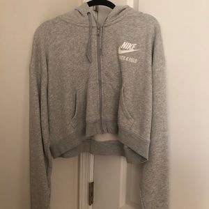 CROPPED NIKE TRACK ZIP UP